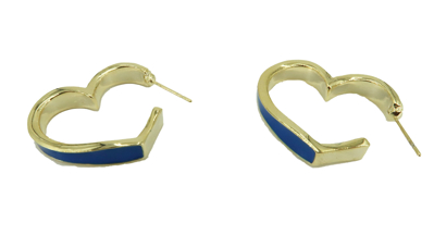 Picture of Heart-shaped steel earrings