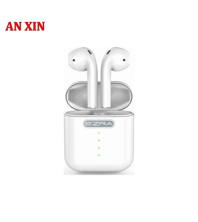Εικόνα της EZRA Earbuds  Bluetooth Handsfree ακουστικά ( και με θήκη φόρτισης)