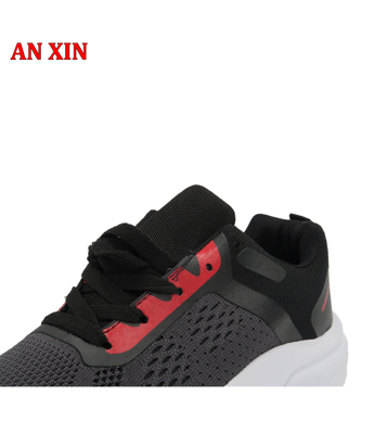 Picture of Men's sports shoe black/red