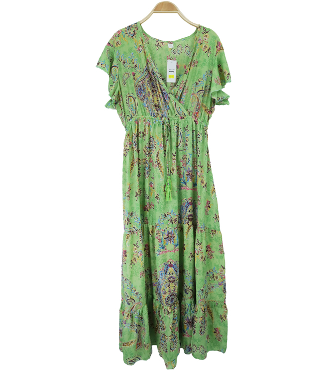 Εικόνα της Γυναικείο φόρεμα ONE SIZE με λάστιχο και σχοινιά, καλοκαιρινά σχέδια